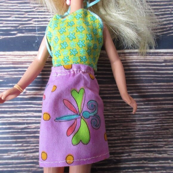 1987 Blond Hair Blue Eyes Mattel Skipper 10” Twist and Turn Doll original Outfit - Picture 3 of 9